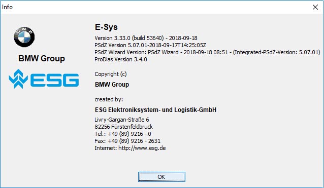 Установка esys bmw на компьютер