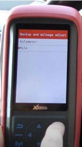 x100 xtool odometer