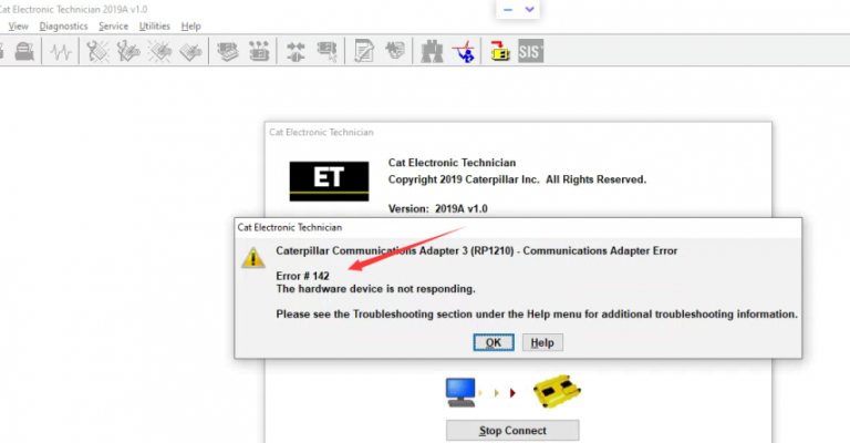 Cat Caterpillar Et Diagnostic Adapter Problem Solve Obdii Shop