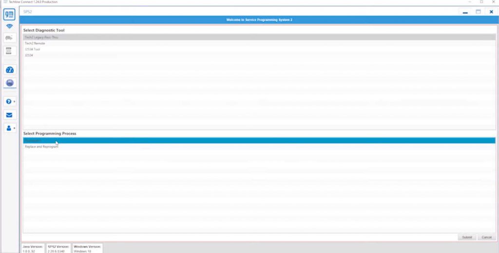 Using the Tech2 as a programming pass thru device with SPS2 or TLC ...