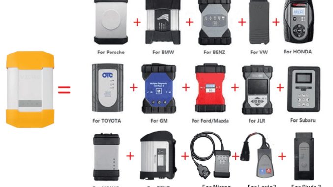 One Diagnostic Laptop Setup for Multiple Vehicle Brands