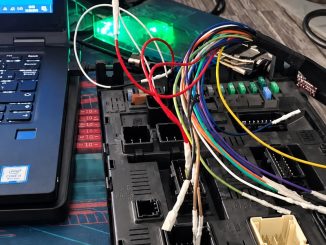 iFlash bench connection for Peugeot 3008 Johnson Controls BSI04EV